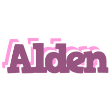 Alden relaxing logo