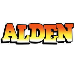 Alden sunset logo