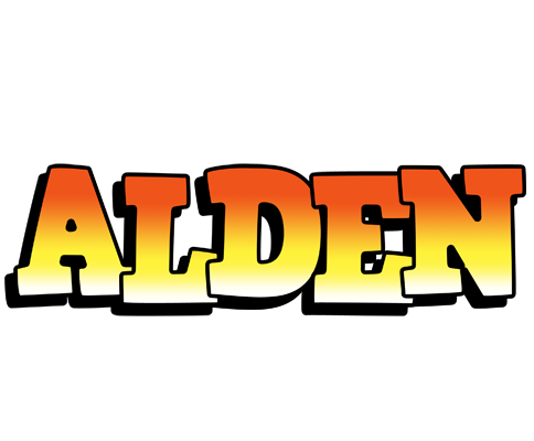Alden sunset logo