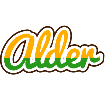 Alder banana logo