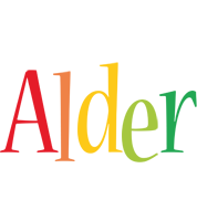 Alder birthday logo