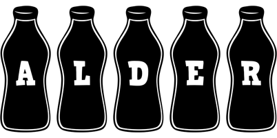 Alder bottle logo