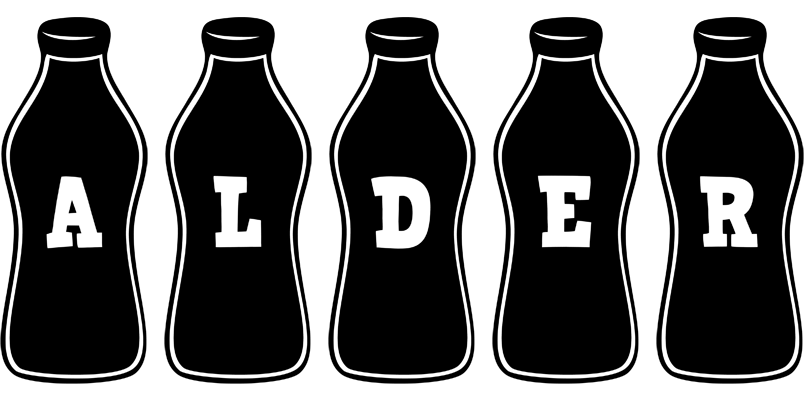 Alder bottle logo