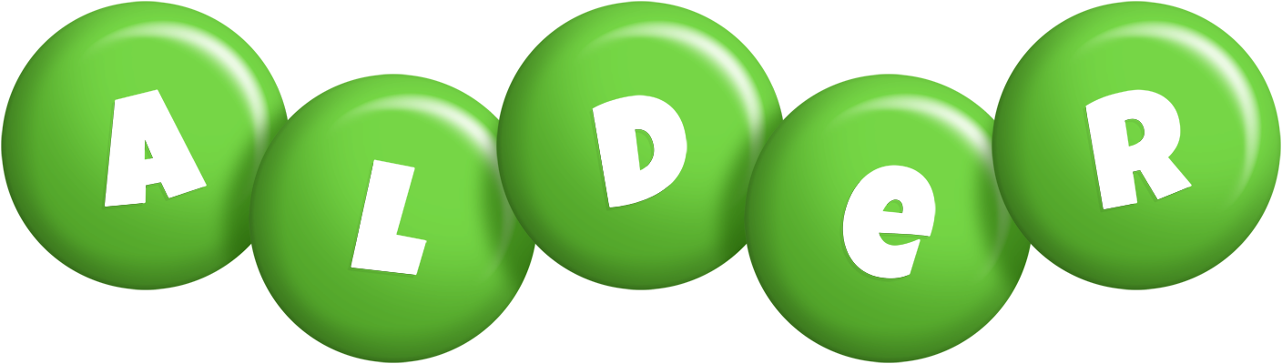 Alder candy-green logo