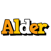 Alder cartoon logo