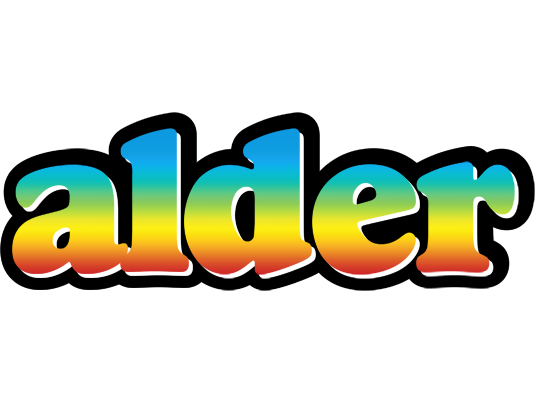 Alder color logo