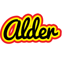 Alder flaming logo