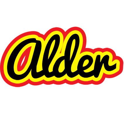 Alder flaming logo