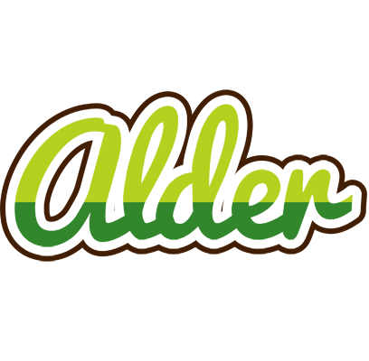 Alder golfing logo