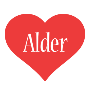 Alder love logo