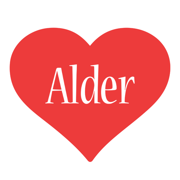 Alder love logo