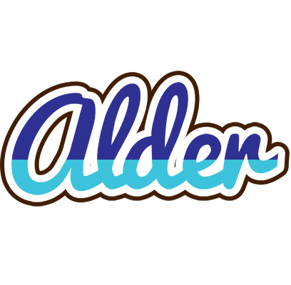 Alder raining logo