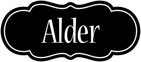 Alder welcome logo