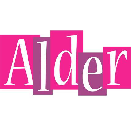 Alder whine logo