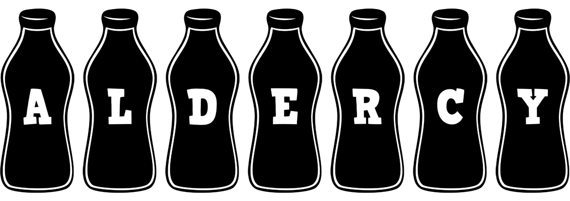 Aldercy bottle logo