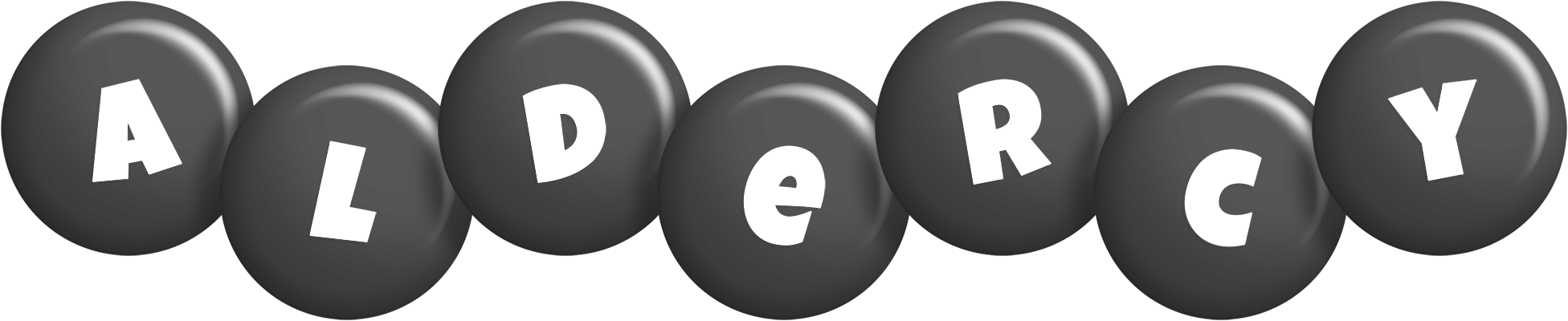 Aldercy candy-black logo