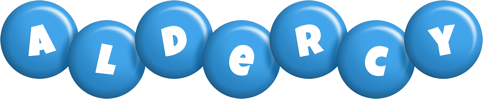 Aldercy candy-blue logo