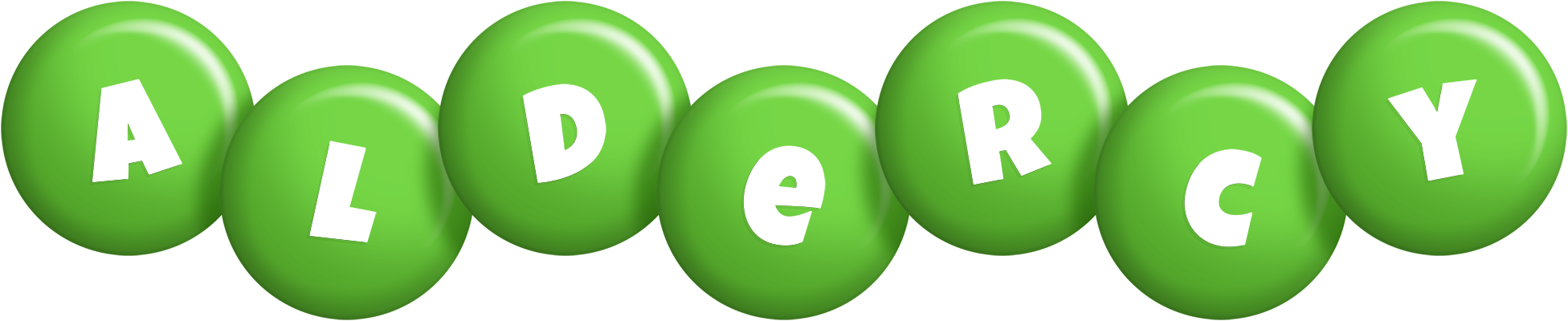 Aldercy candy-green logo