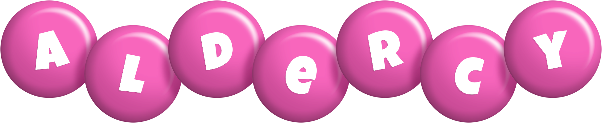 Aldercy candy-pink logo