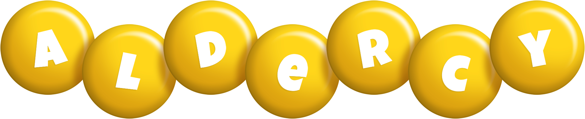 Aldercy candy-yellow logo