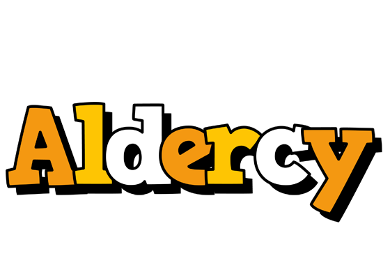 Aldercy cartoon logo