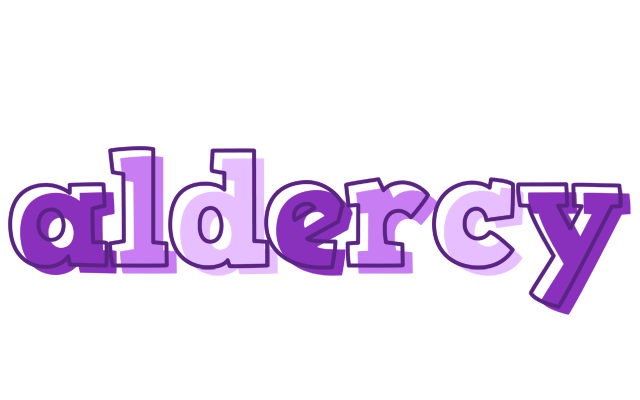 Aldercy sensual logo