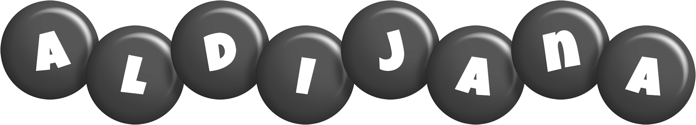 Aldijana candy-black logo