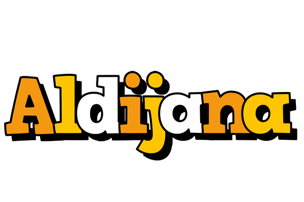 Aldijana cartoon logo