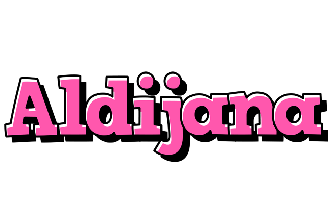 Aldijana girlish logo