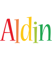 Aldin birthday logo