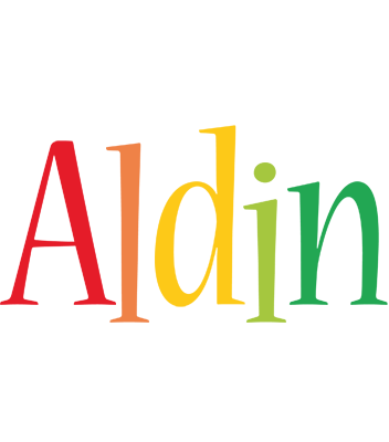Aldin birthday logo