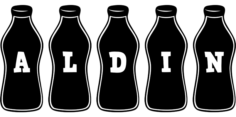 Aldin bottle logo