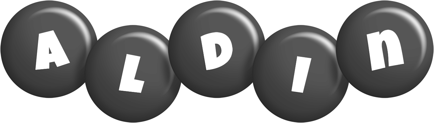 Aldin candy-black logo