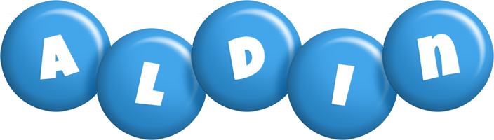 Aldin candy-blue logo