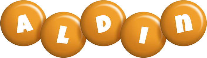 Aldin candy-orange logo