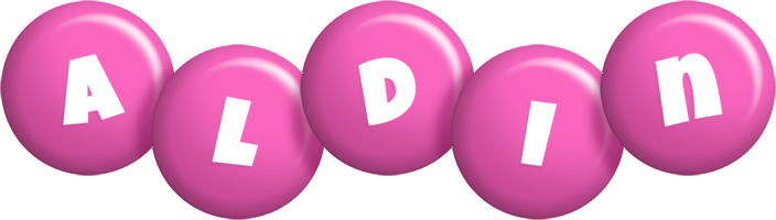 Aldin candy-pink logo