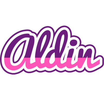 Aldin cheerful logo