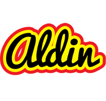 Aldin flaming logo