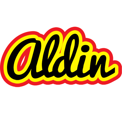 Aldin flaming logo