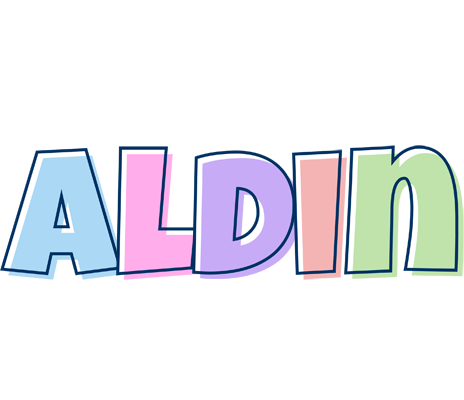 Aldin pastel logo