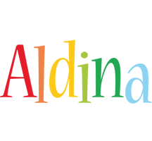 Aldina birthday logo