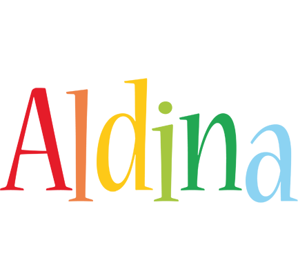 Aldina birthday logo