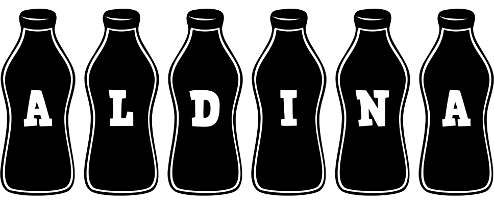 Aldina bottle logo