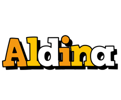 Aldina cartoon logo