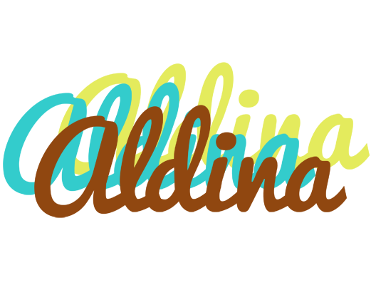 Aldina cupcake logo