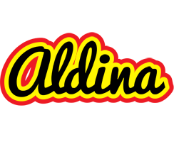 Aldina flaming logo