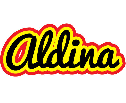 Aldina flaming logo