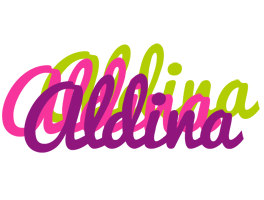 Aldina flowers logo