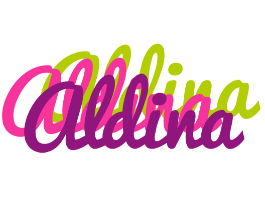 Aldina flowers logo