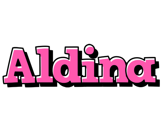 Aldina girlish logo